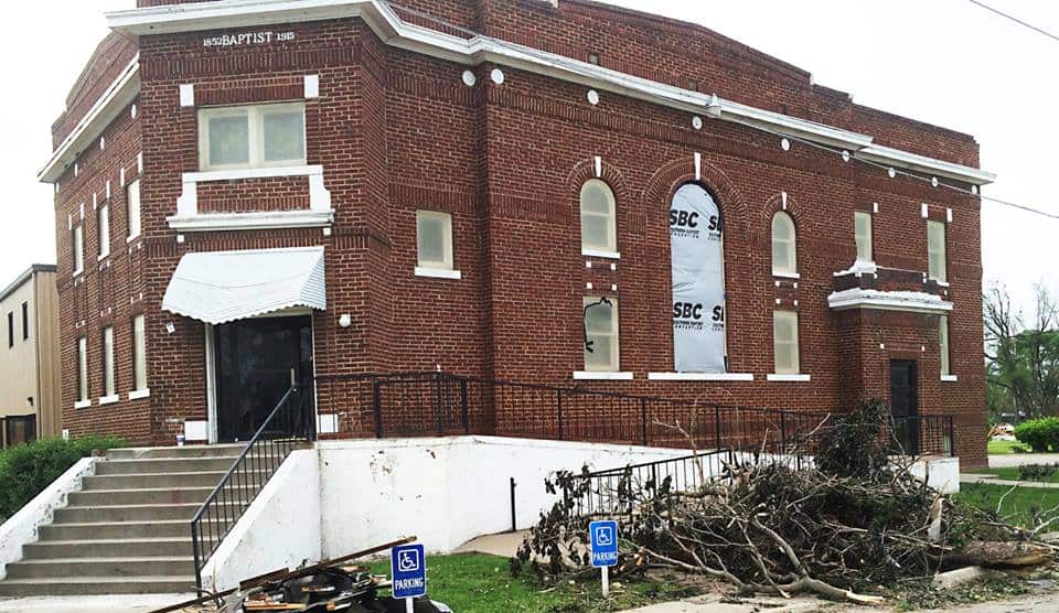 Orrick tornado tears parsonage roof, Disaster Relief