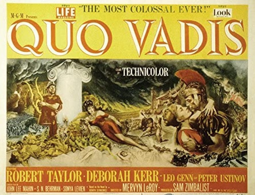 Quo Vadis': A Hollywood epic set against the biblical canon