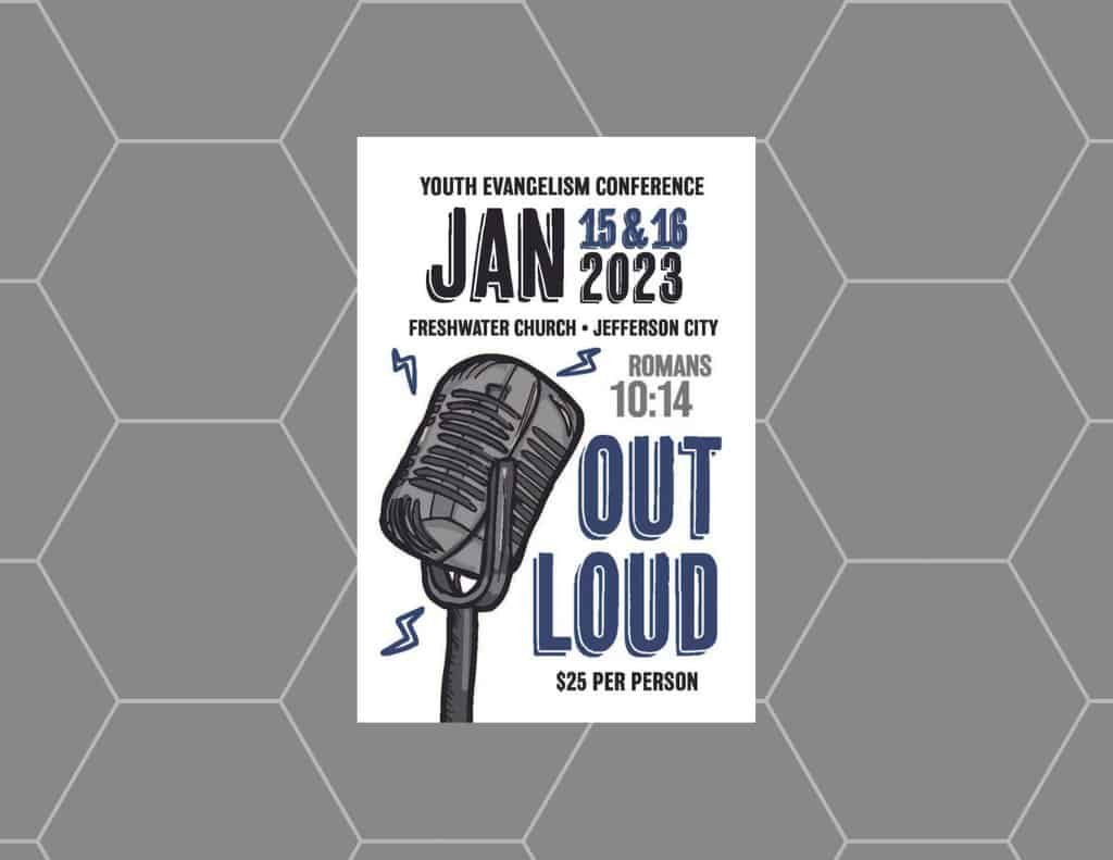 Share Jesus ‘Out Loud’ Youth Evangelism Conference set for January 2023